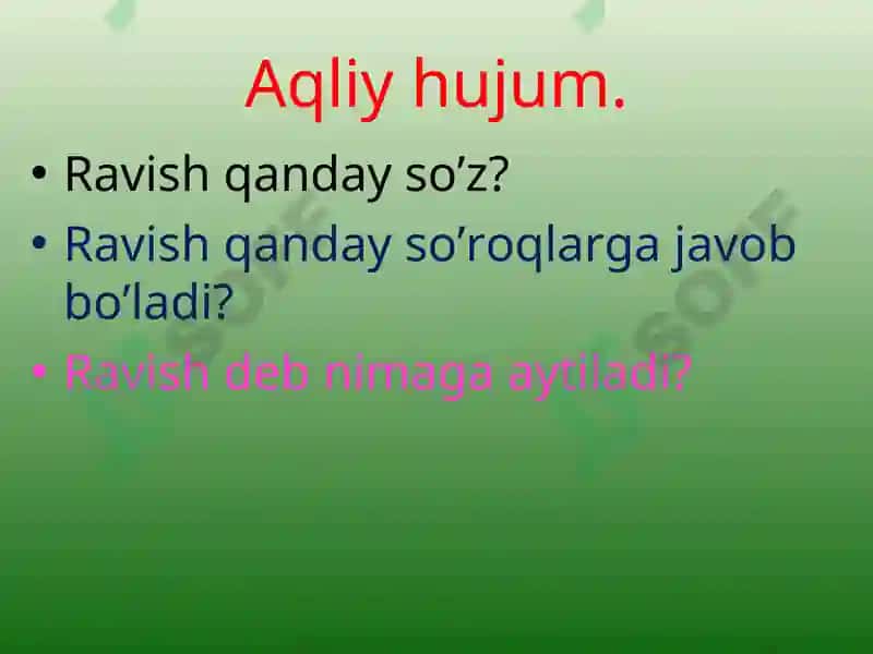 Yordamchi so’zlar 2