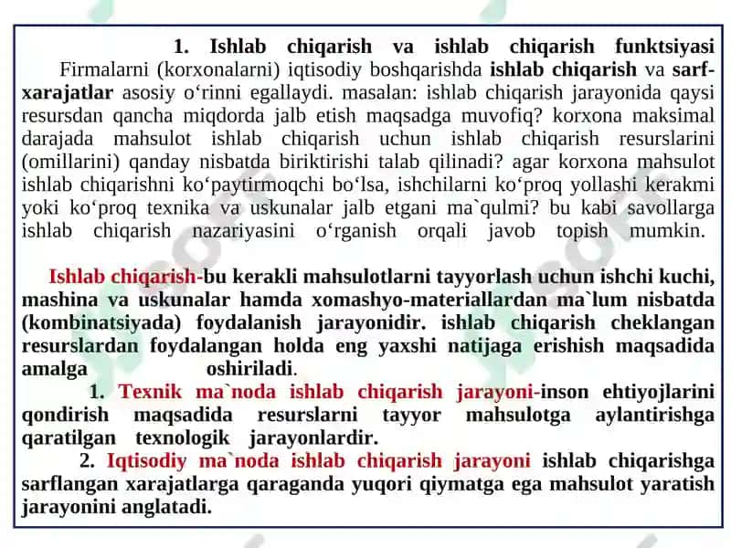 Ishlabchiqarish 2