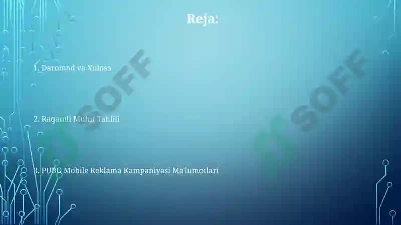 PUBG Mobile Kampaniya ma'lumoti 2