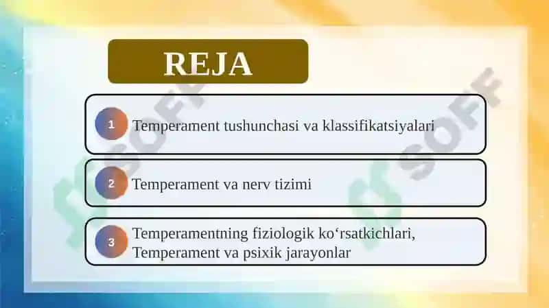 Temperament turlarining fiziologik asoslari 2