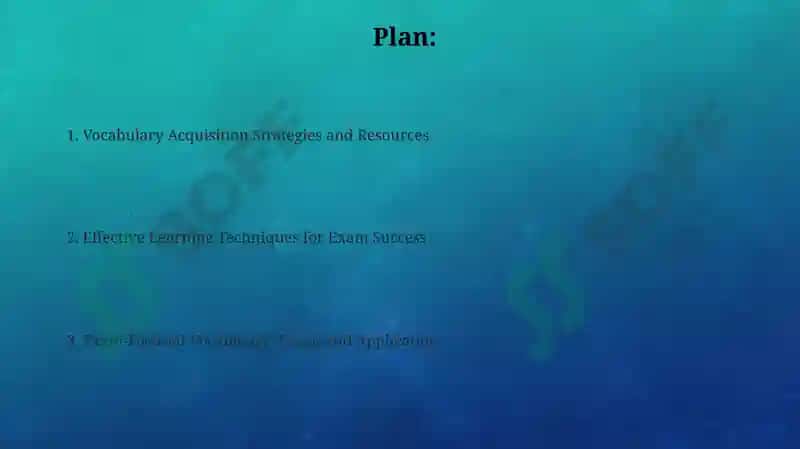 Vocabulary Building for International Language Exams 2