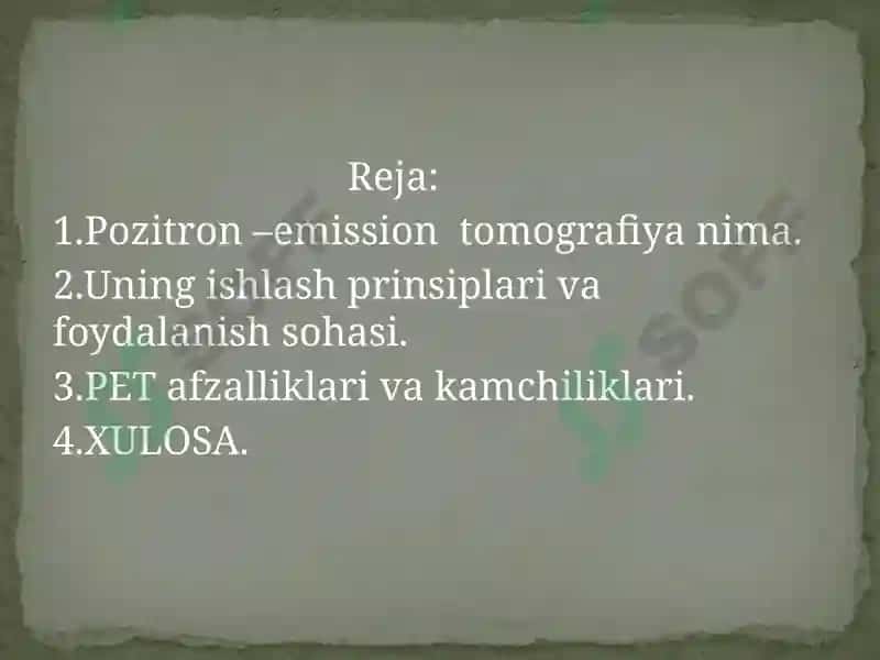 Pozitron – emission tomografiya 2