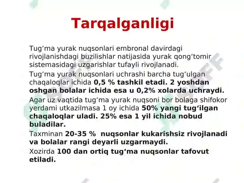 Tug‘mayurak nuqsonlari 2