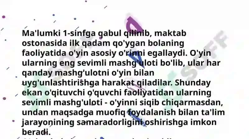 Og'zaki va yozma hisoblashga doir didaktik topshiriqlar 2