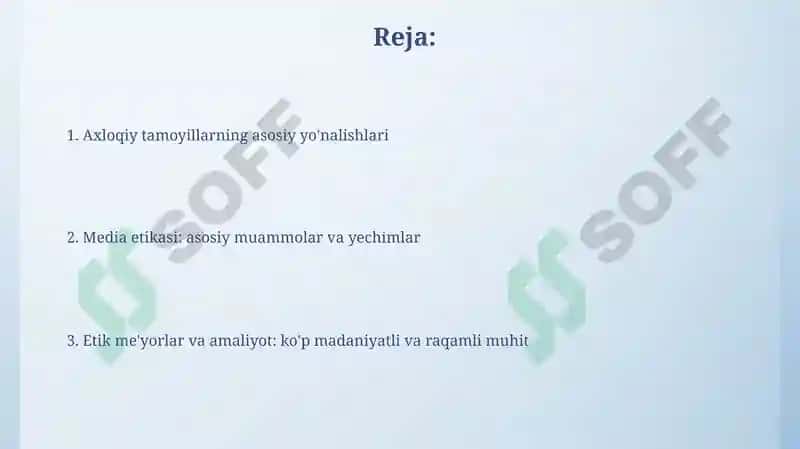 Axloqiy tamoyillarning ta'rifi 2