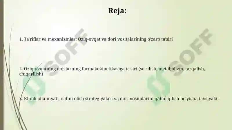 Dorimoddalarning ovqat mahsulotlari 2