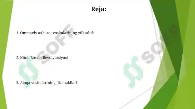 Aloqa vositalarining kashf etilishi 2