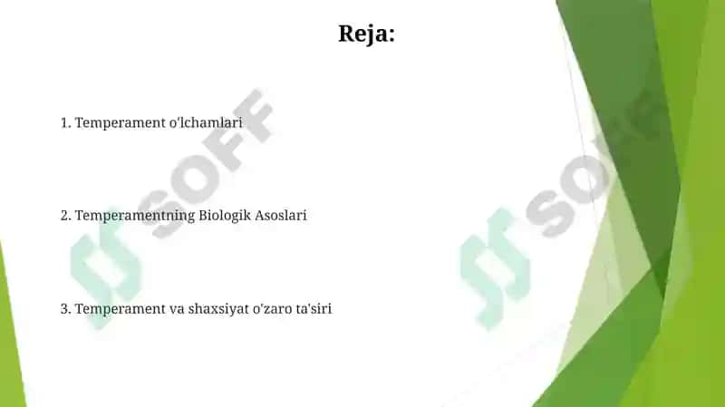 Temperament va shaxsiyat 2
