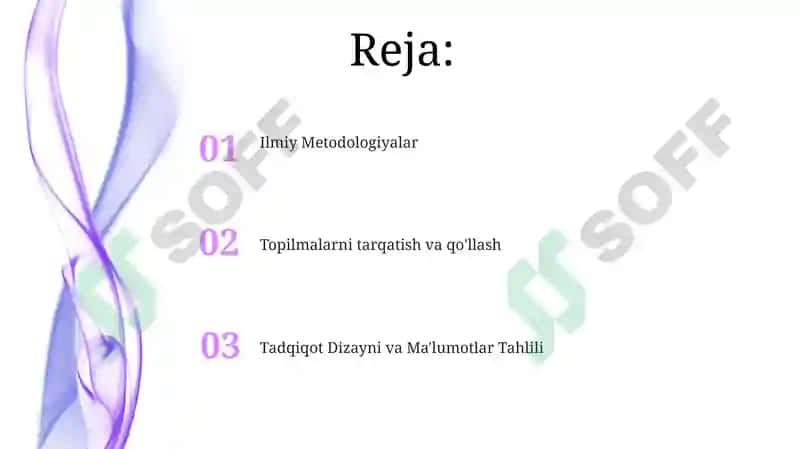 Ilmiy Metodologiyalar 2