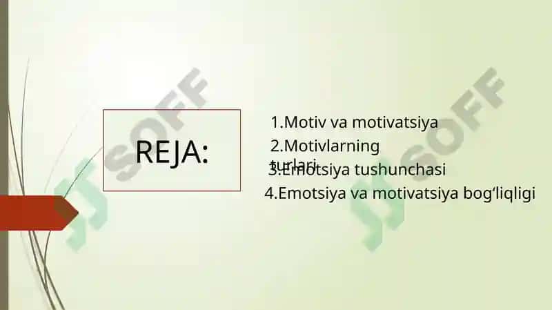 Emotsiya va Motivatsiya 2