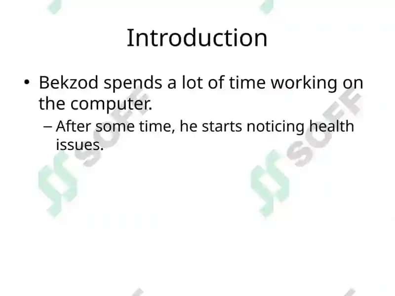 Computer Work: Health & Safety 2