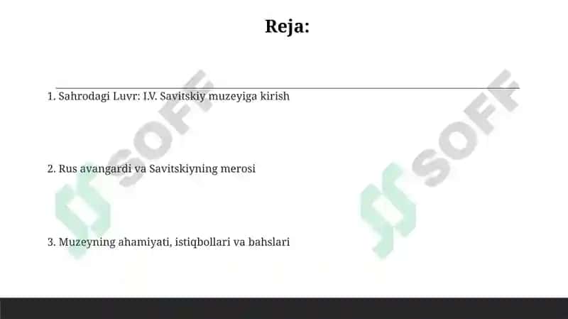 Sahrodagi Luvr: I.V. Savitskiy muzeyiga kirish 2