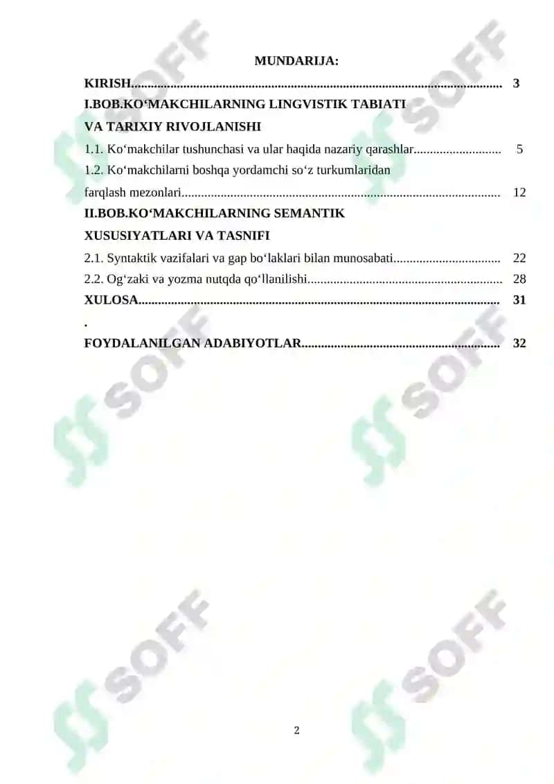 KOʻMAKCHILAR VA ULARNING SEMANTIK XUSUSIYATI 2