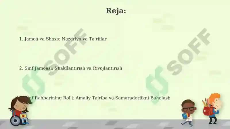 Jamoaning shaxs tarbiyasiga taʼsir 2