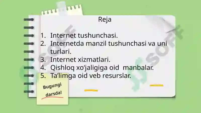 Internettexnologiyasi, Internetxizmatlari 2