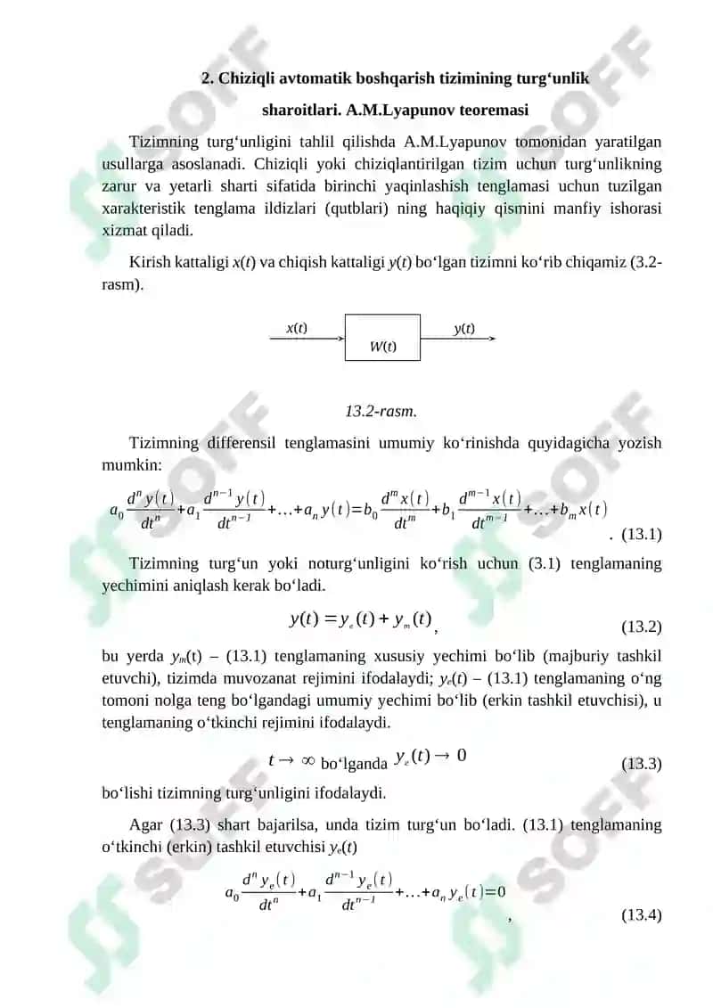 Turg‘unlik tushunchasi 2
