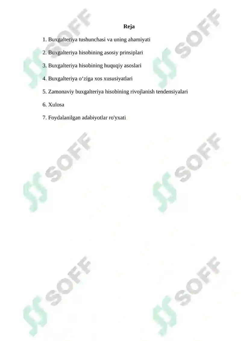Buxgalteriya oʻziga xos xususiyatlari 2