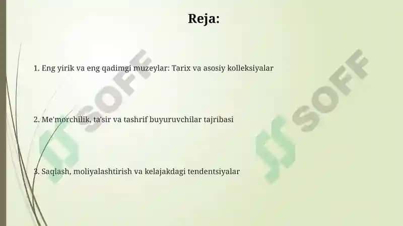 Jahondagi yirik va qadimiymuzeylar 2