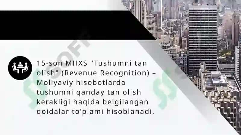 Tushumlar hisobi “tushumni tan olishning besh bosqichli modeli 2