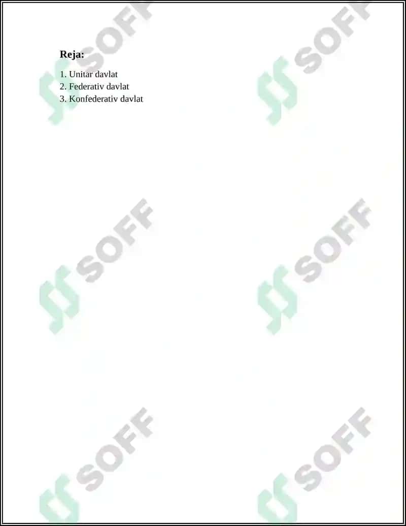 Unitar davlatlar haqida ma'lumotlar 2