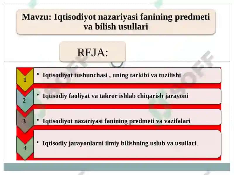 IQTISODIYOT NAZARIYASI 2