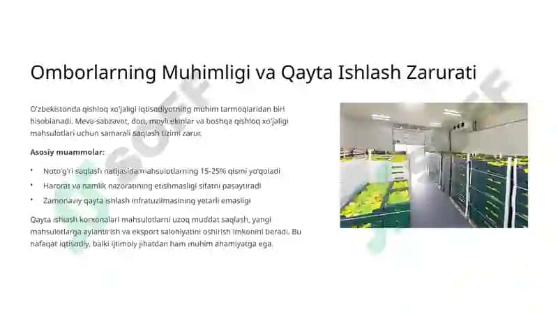 Mahsulotlarni Omborda Qayta Ishlash 2