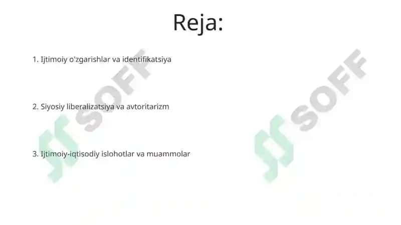 Oʻzbekistondagi Ijtimoiy Siyosiy Vaziyat 2