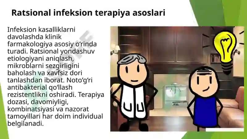 Infeksion kasalliklarni ratsional davolashga klinik farmakologik yondashuv 2