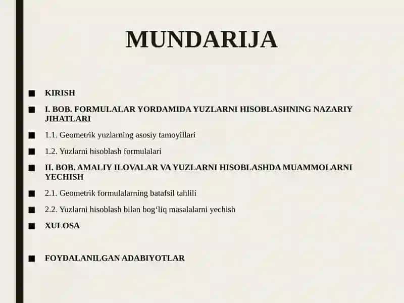 Yuzlarni hisoblashga doir masalalar 2