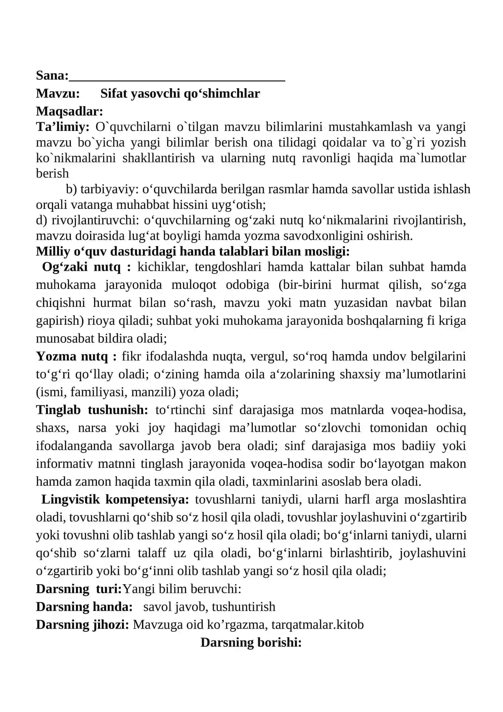 Sifat yasovchi qo‘shimchlar 2