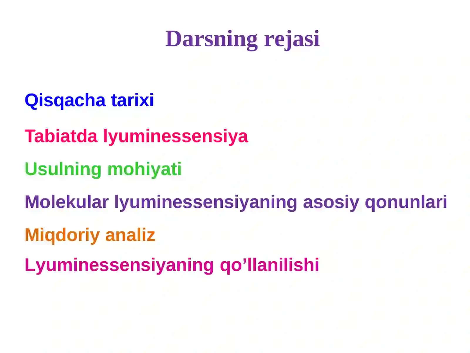 MOLEKULYAR LYUMINESSENSIYA 2