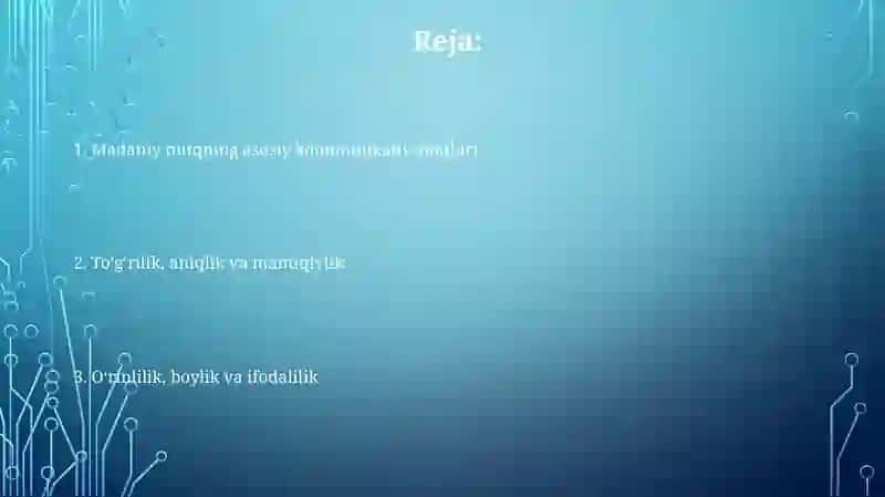 Madaniyatli nutqning asosiy kommunikativ sifatlari 2