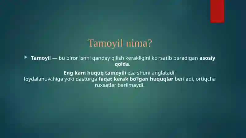 Eng kam huquq tamoyili 2