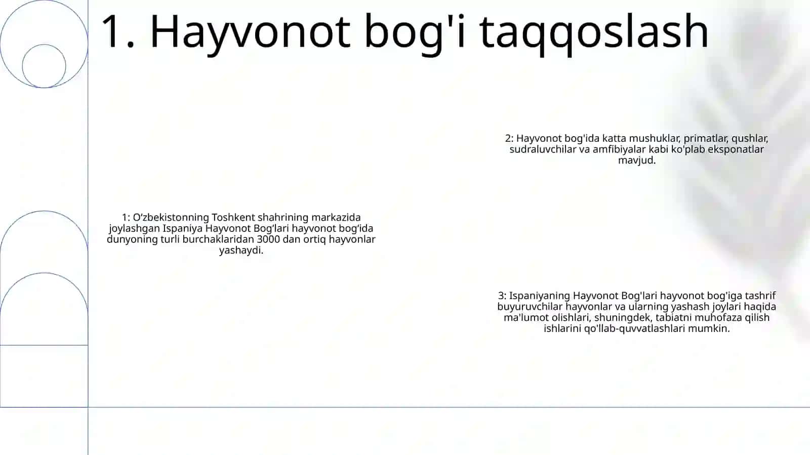 Ispaniya Hayvonot BogʻLariga Ekskursiya 2