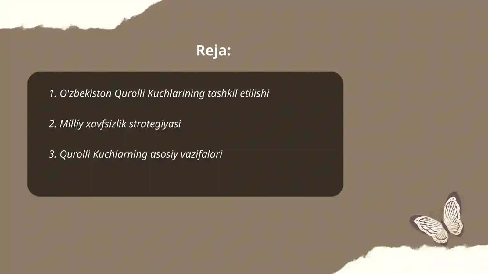 O'zbekiston Qurolli Kuchlarining tashkil etilishi 2