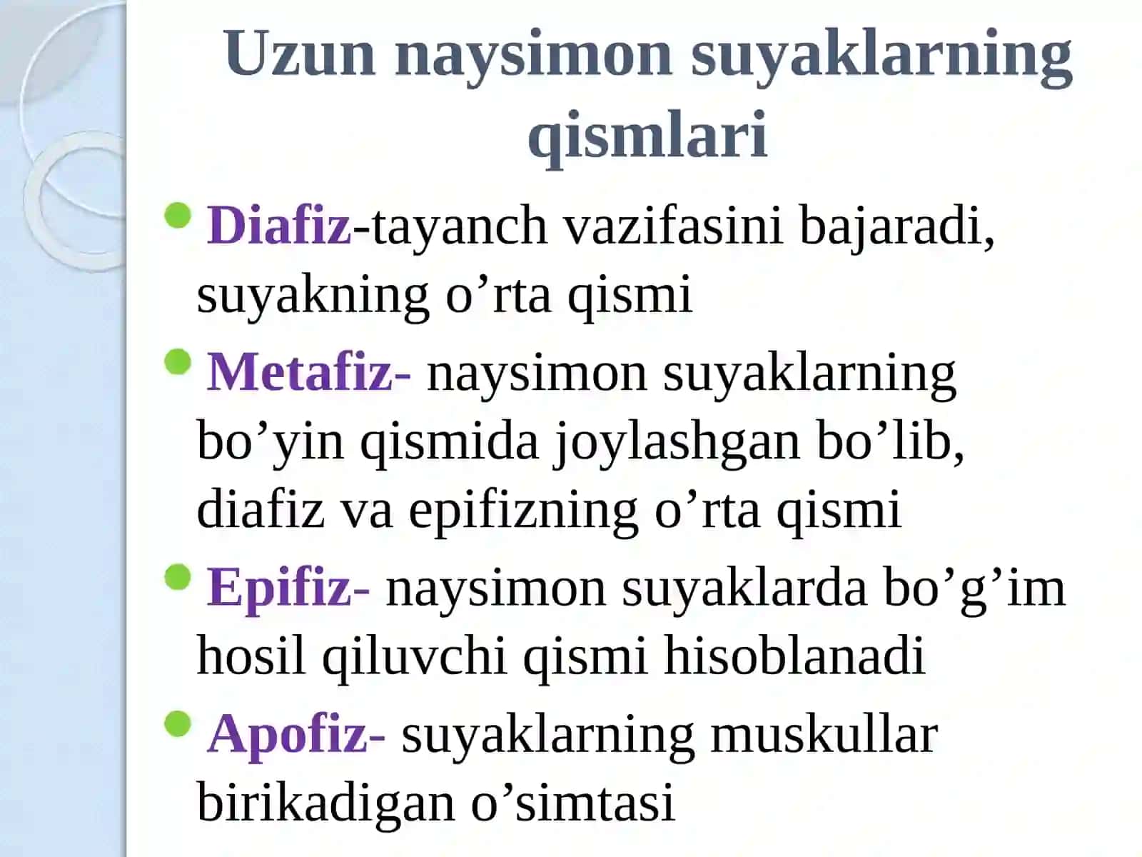 Qo’l,oyoqvachanoqsuyaklariningfunksionalanatomiyasi 2