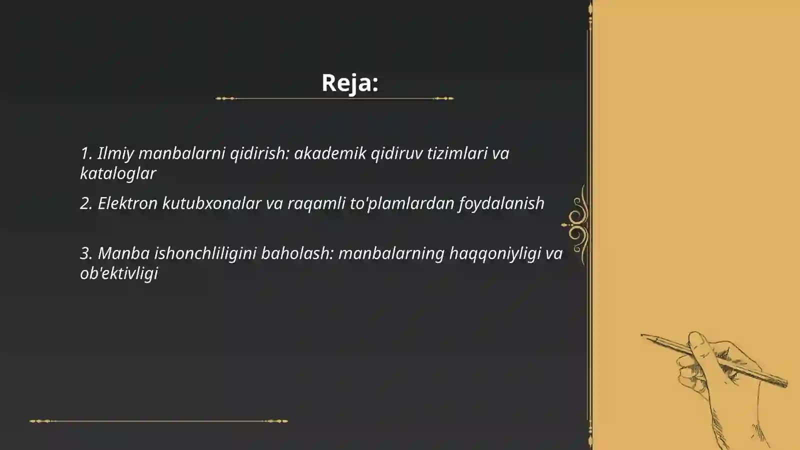 Akademik qidiruv tizimlari va kataloglar 2