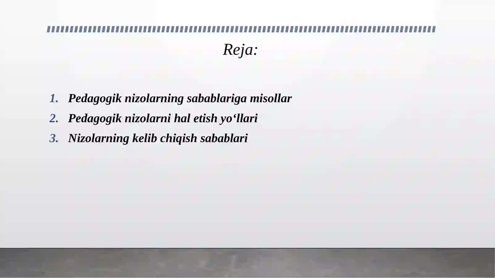 Pedagogik nizolar 2