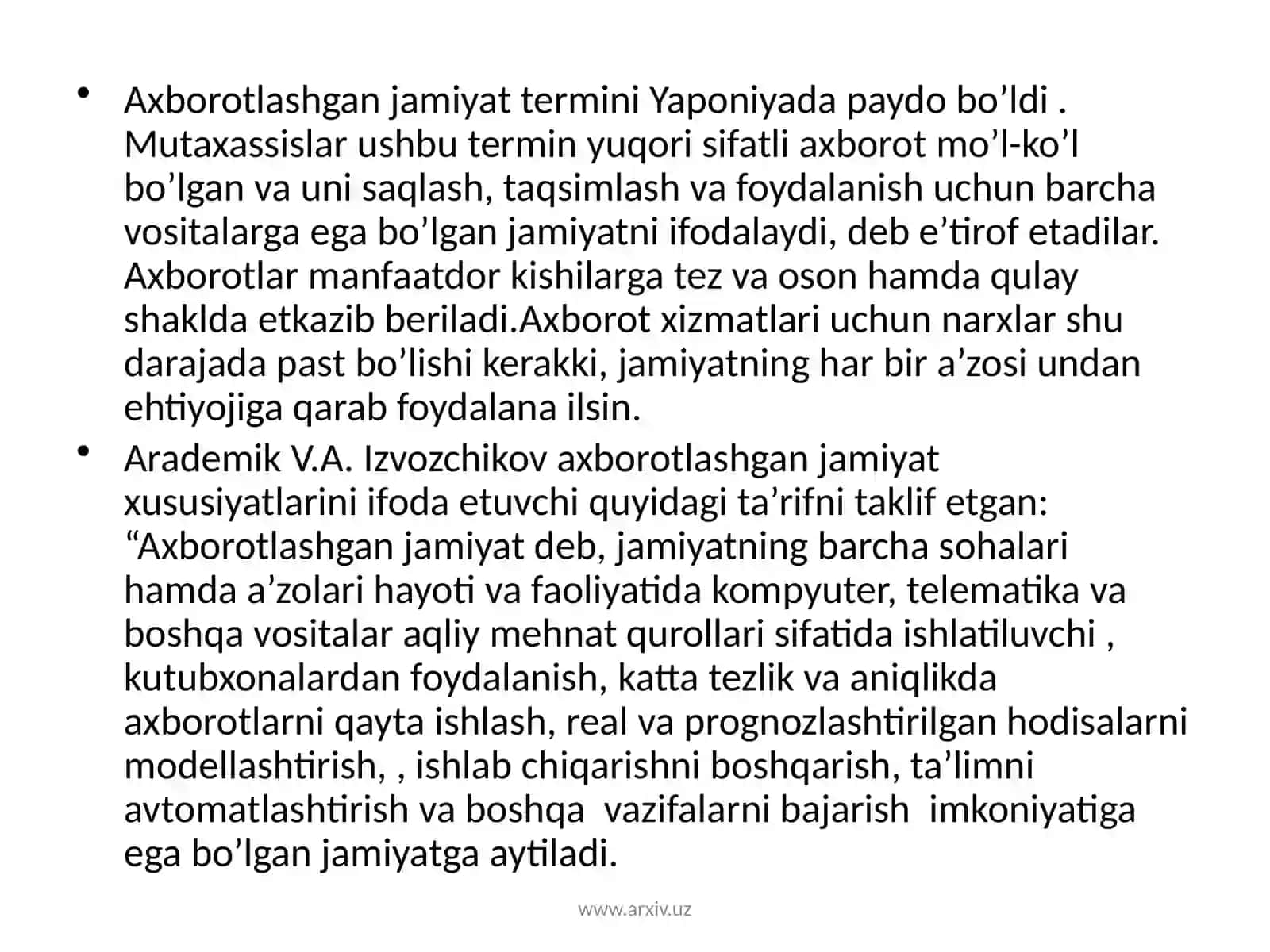 Axborotlashganjamiyattushunchasi 2