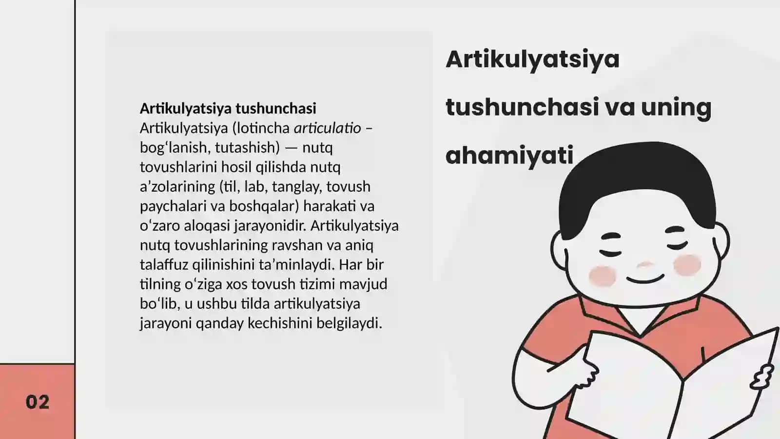 Mavzu: "M" tovushini artikulyatsiyasi 2