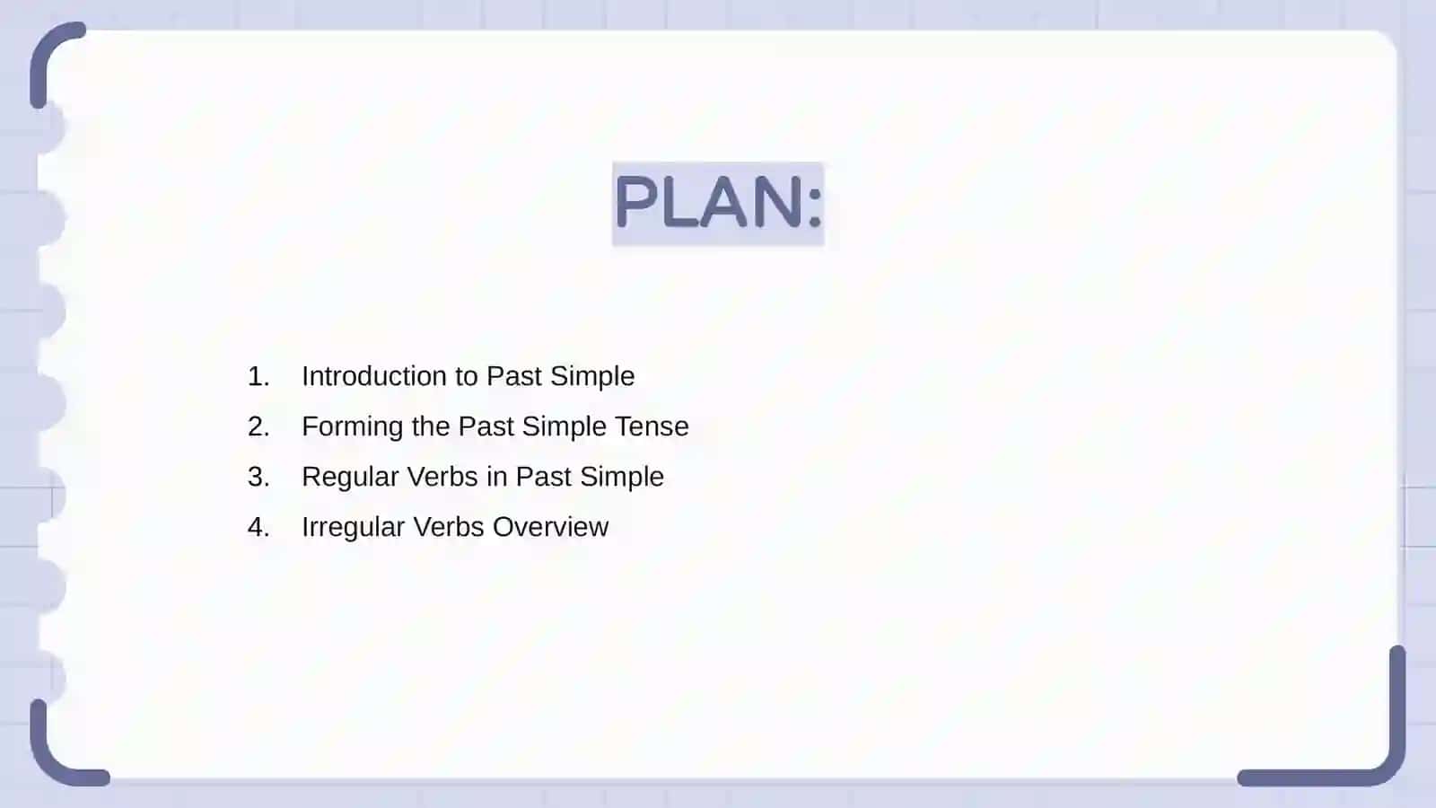 Past simple 2