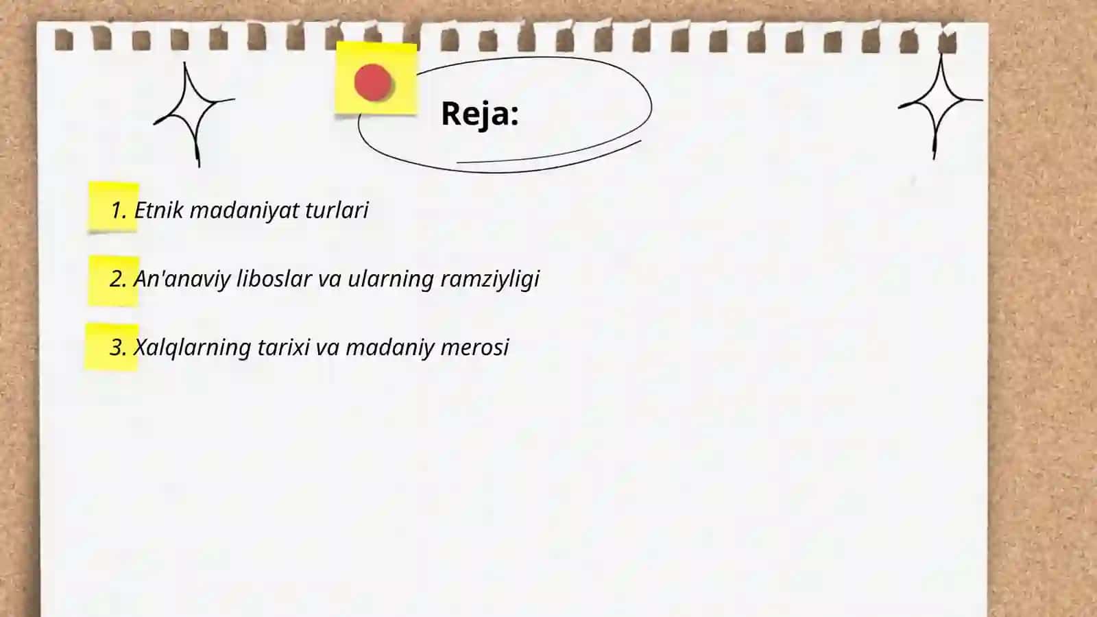 Dunyo xalqlarining etnik madaniyati 2