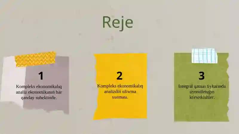 Kompleks ekonomikalıq analiz 2