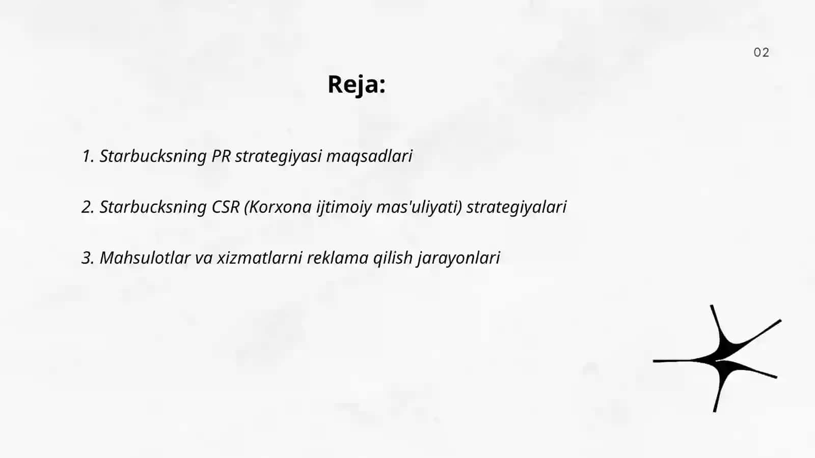 Starbucksning PR va CSR strategiyalari 2