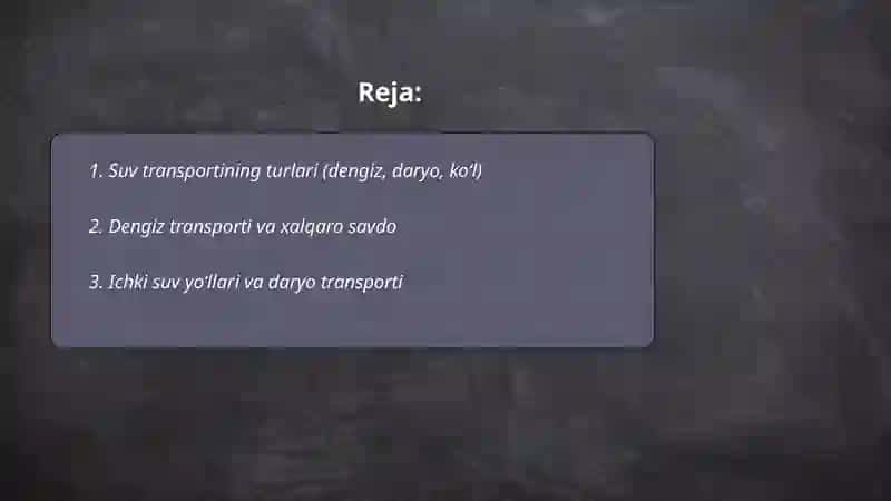 Transport Geografiyasi 2