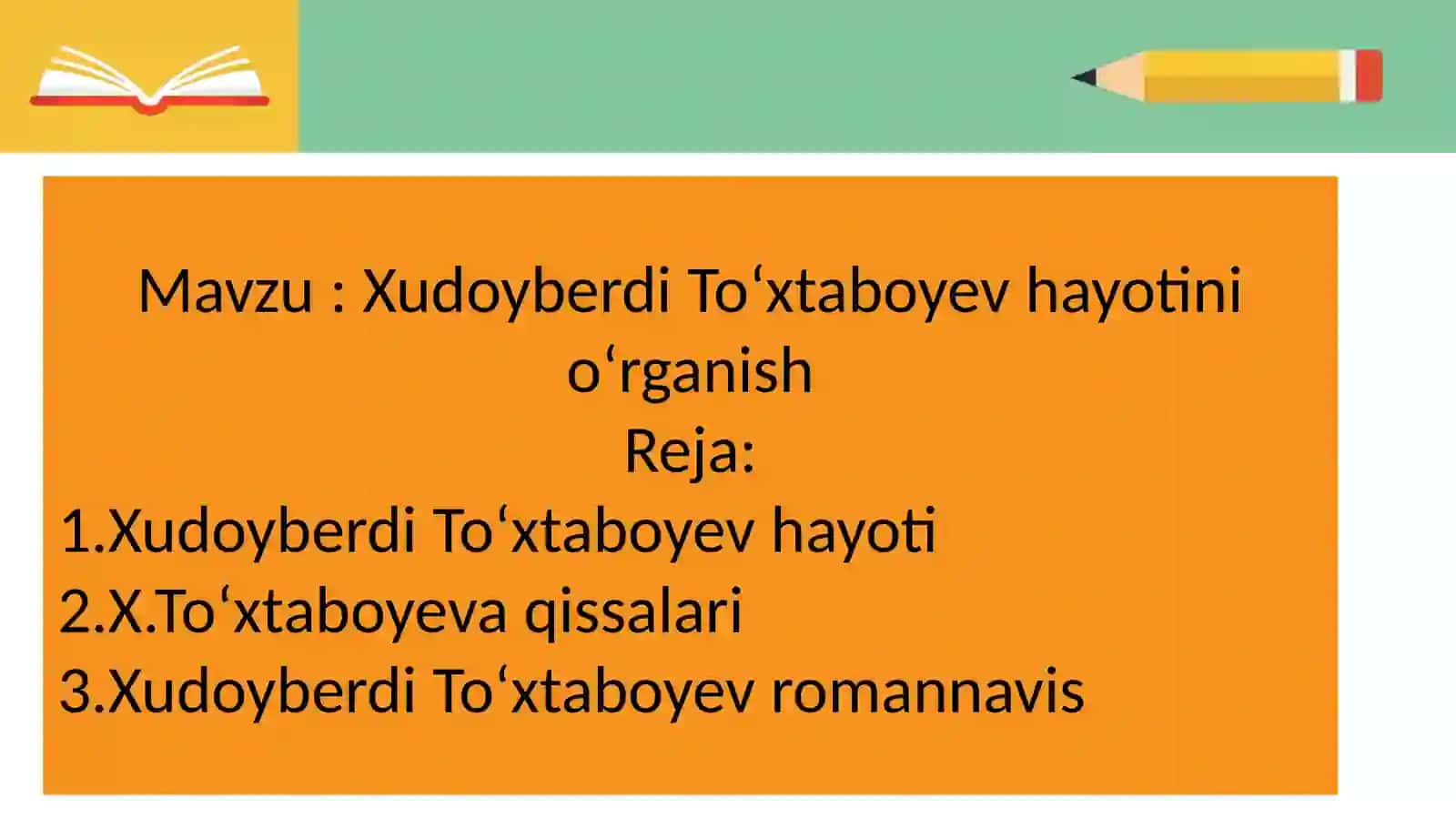 Xudoyberdi Toʻxtaboyevhayoti 2