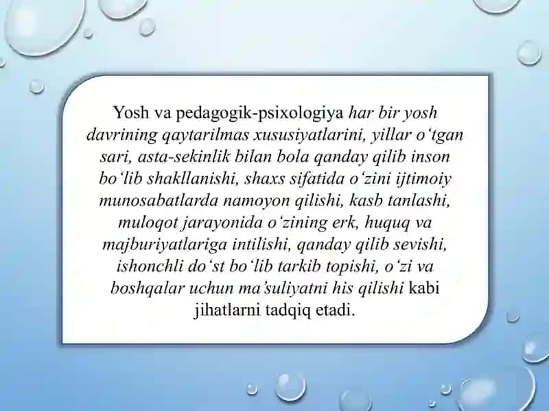 YoShVA PEDAGOGIK-PSIXOLOGIYA 2