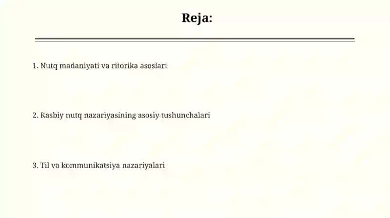 Retorika va Nutq Madaniyati 2