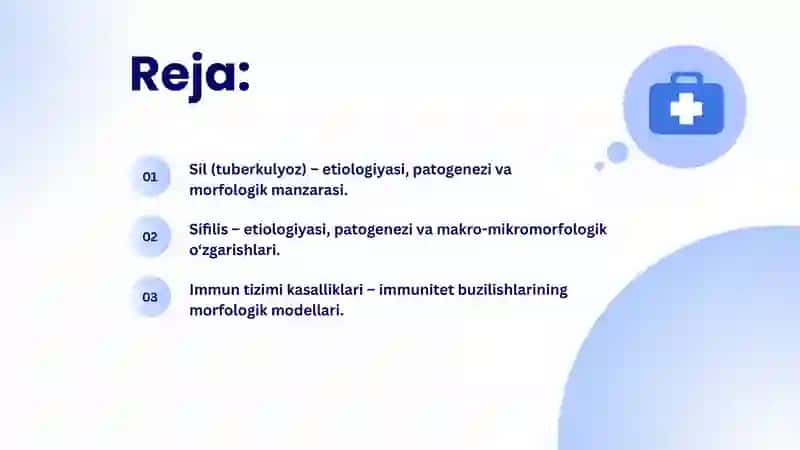 Sil va sifilis etiologiyasi,patogenezi. 2