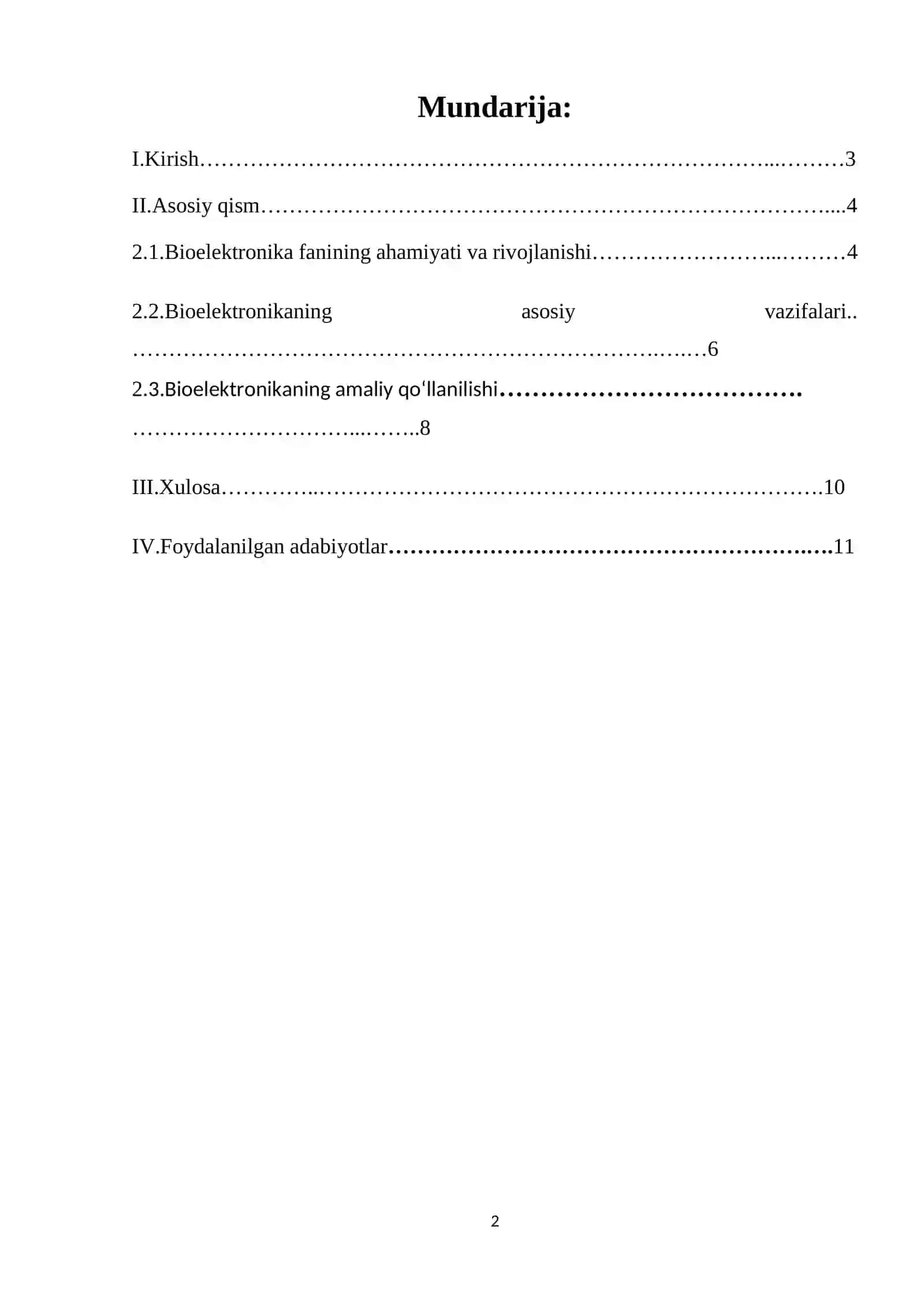 Bioelektronika 2